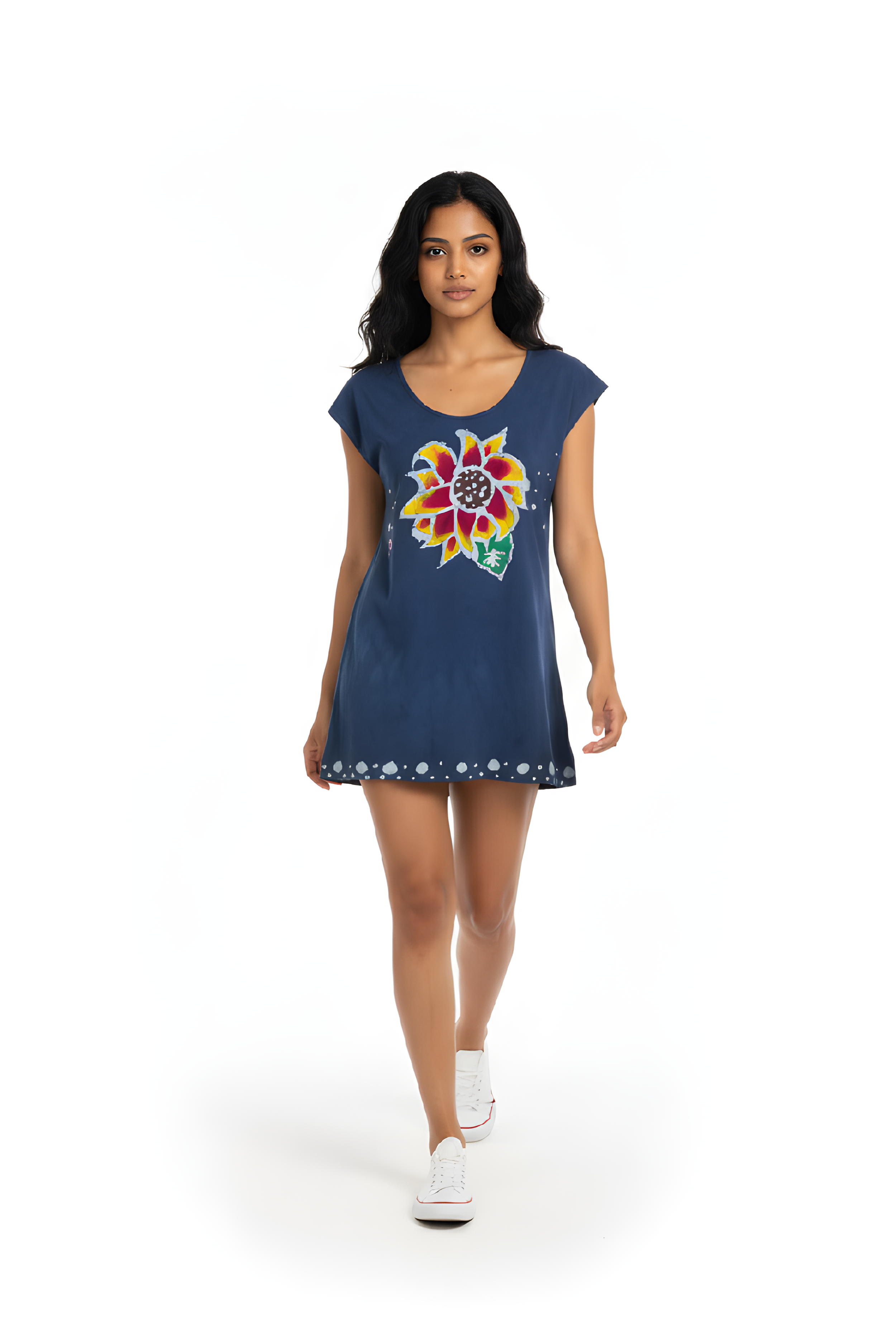 Sunflower Cap Sleeve Dress Small