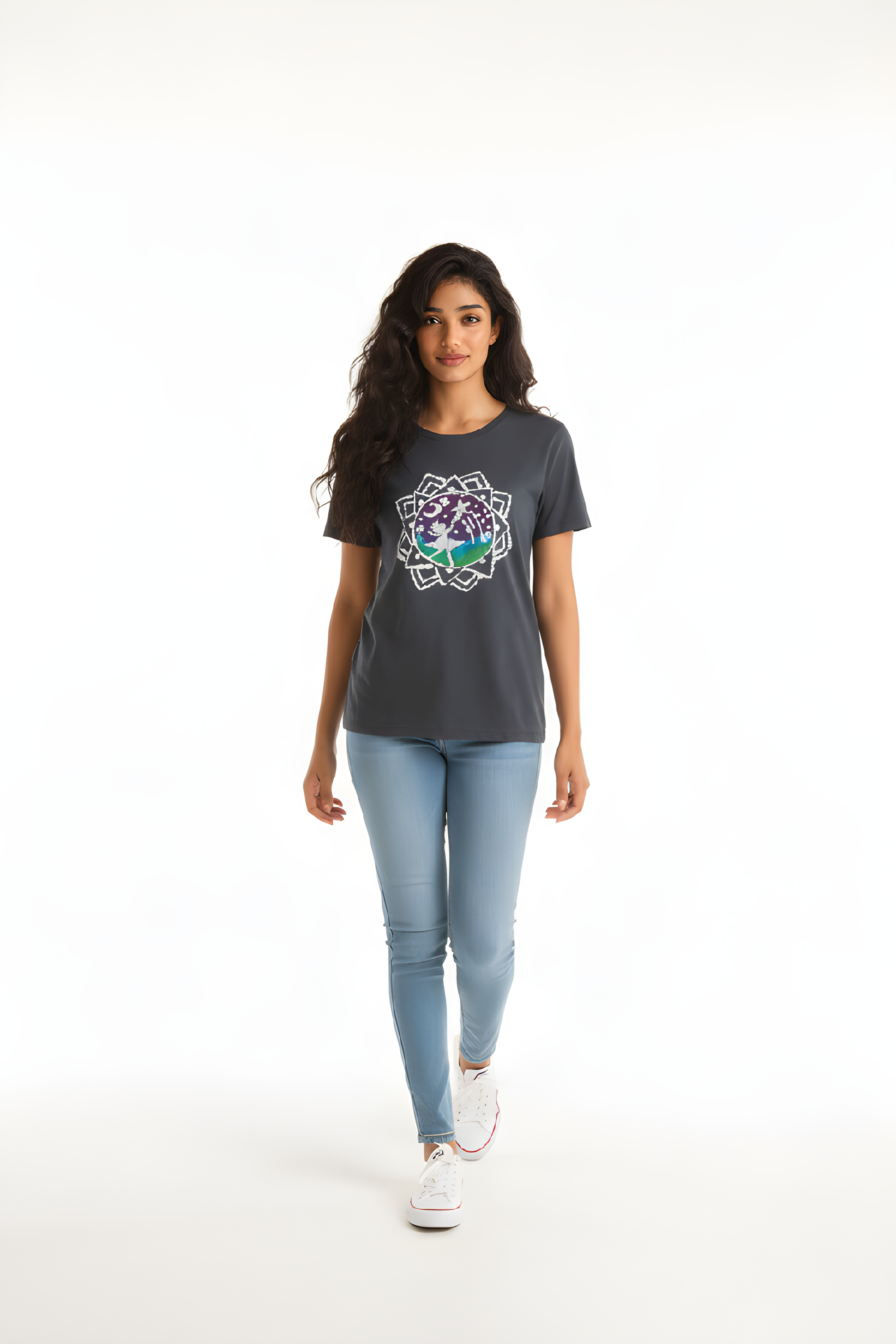 Dancing Girl V-Neck 2XL