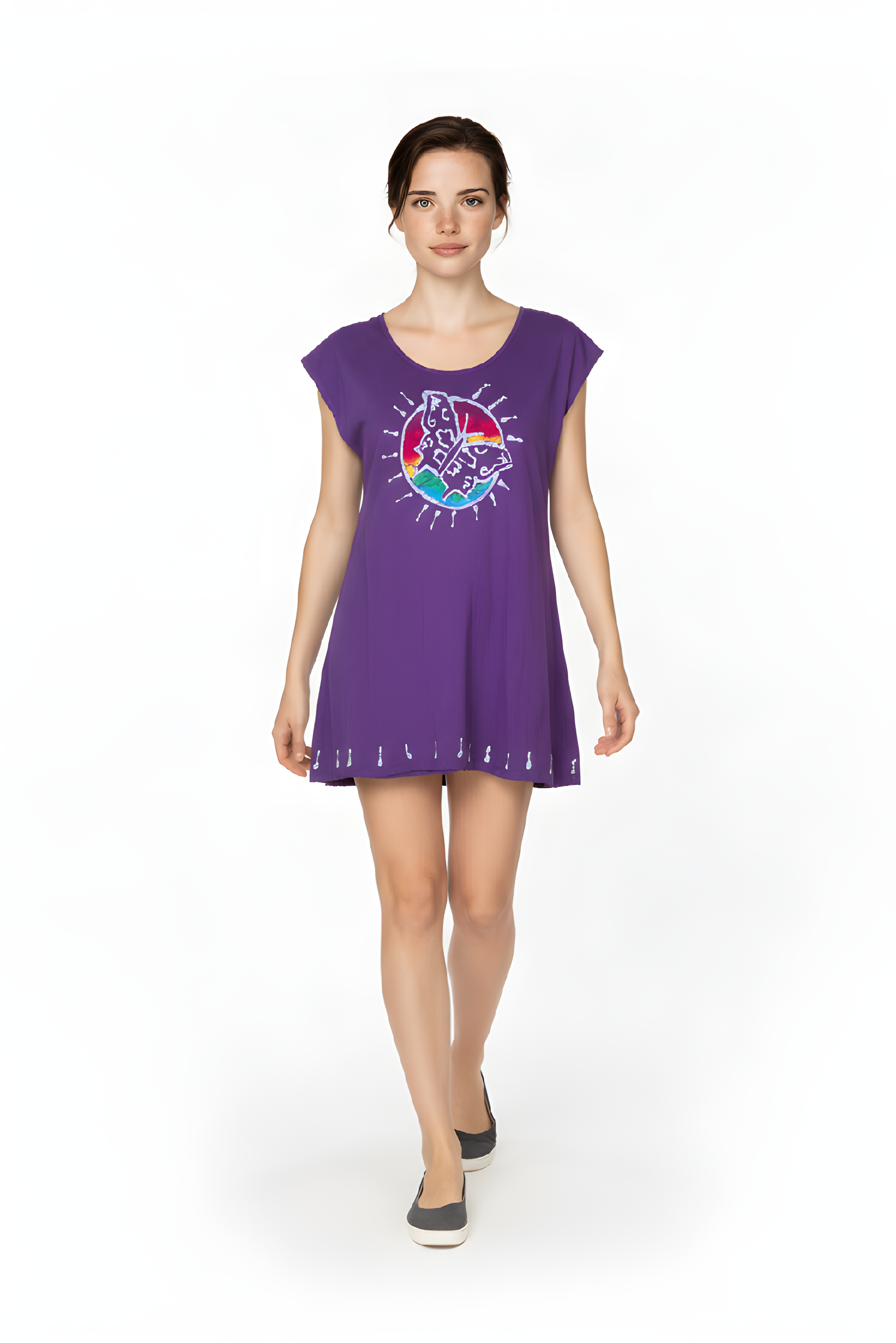 Butterfly Cap Sleeve Dress Small