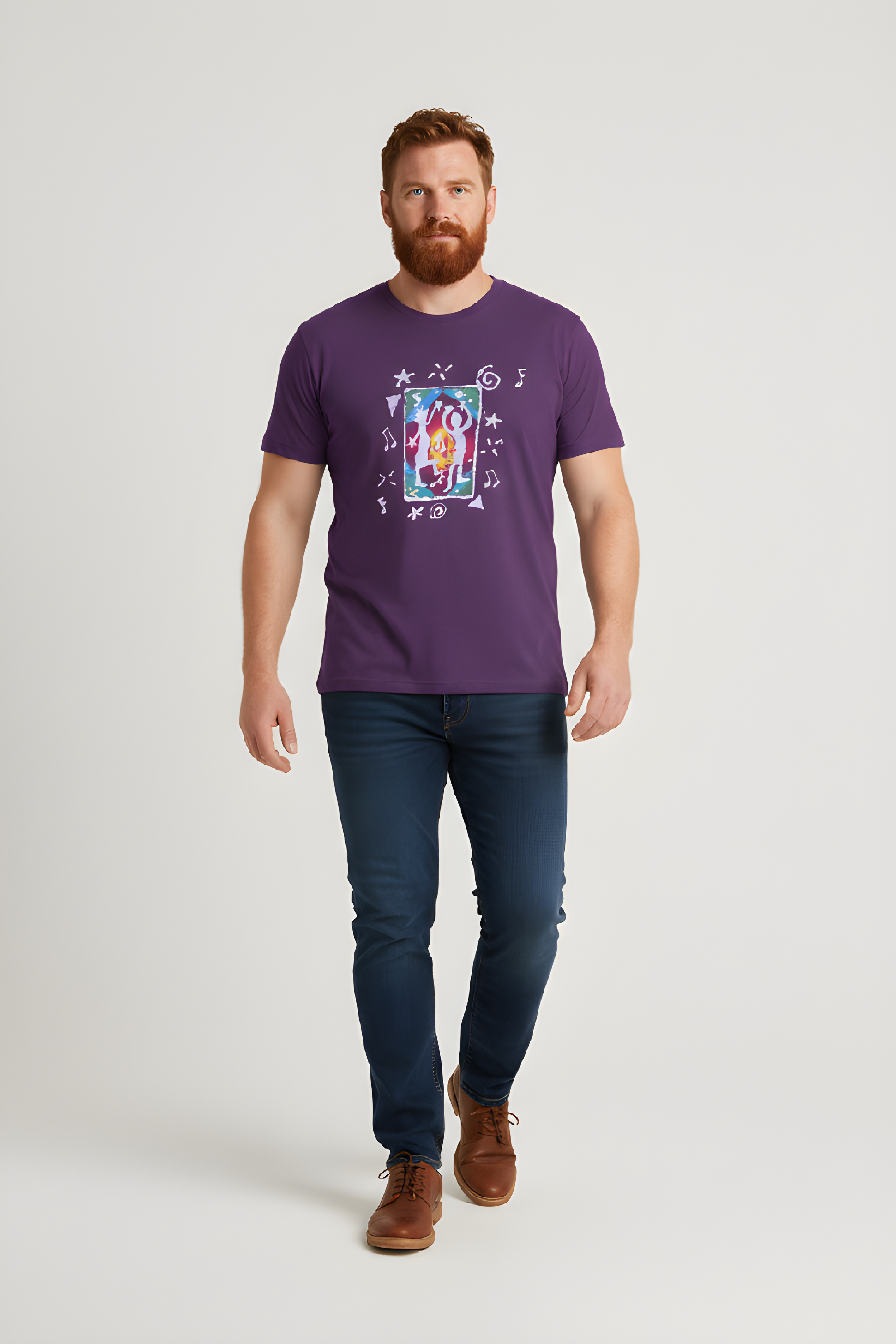 Dancing People  Unisex Short Sleeve T-Shirt 3X-Large