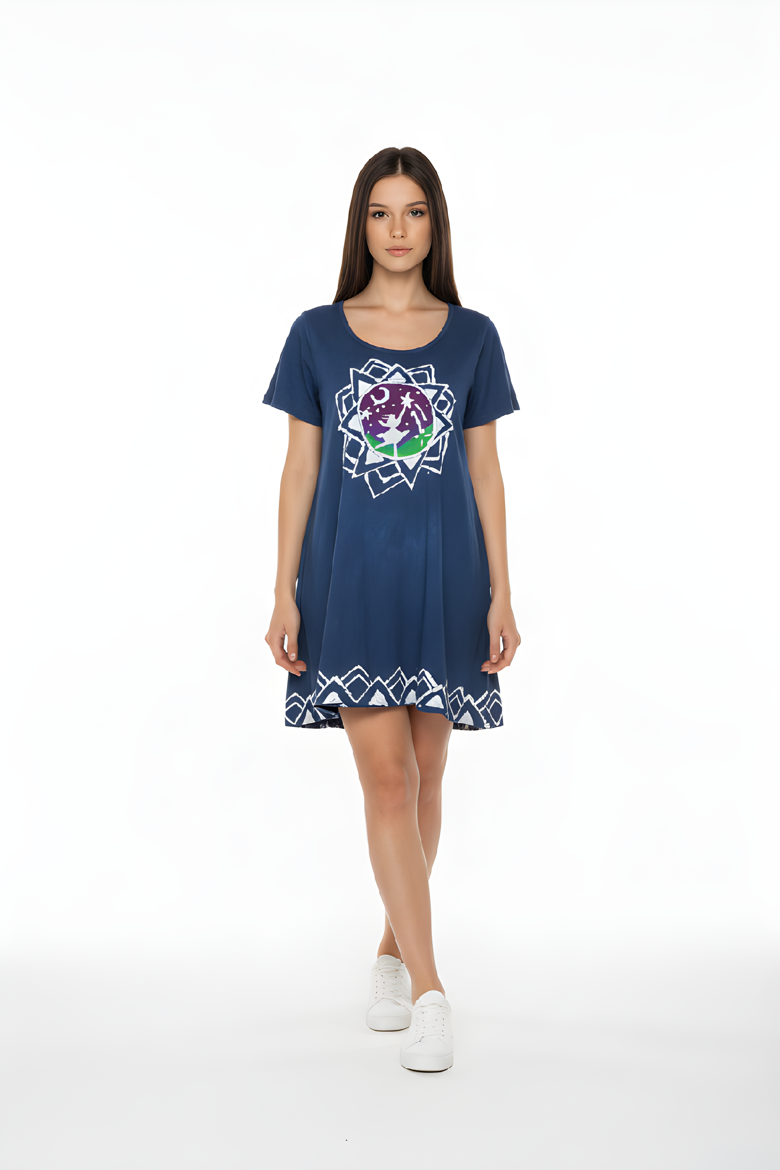 Dancing Girl Short Sleeve Play Dress Medium