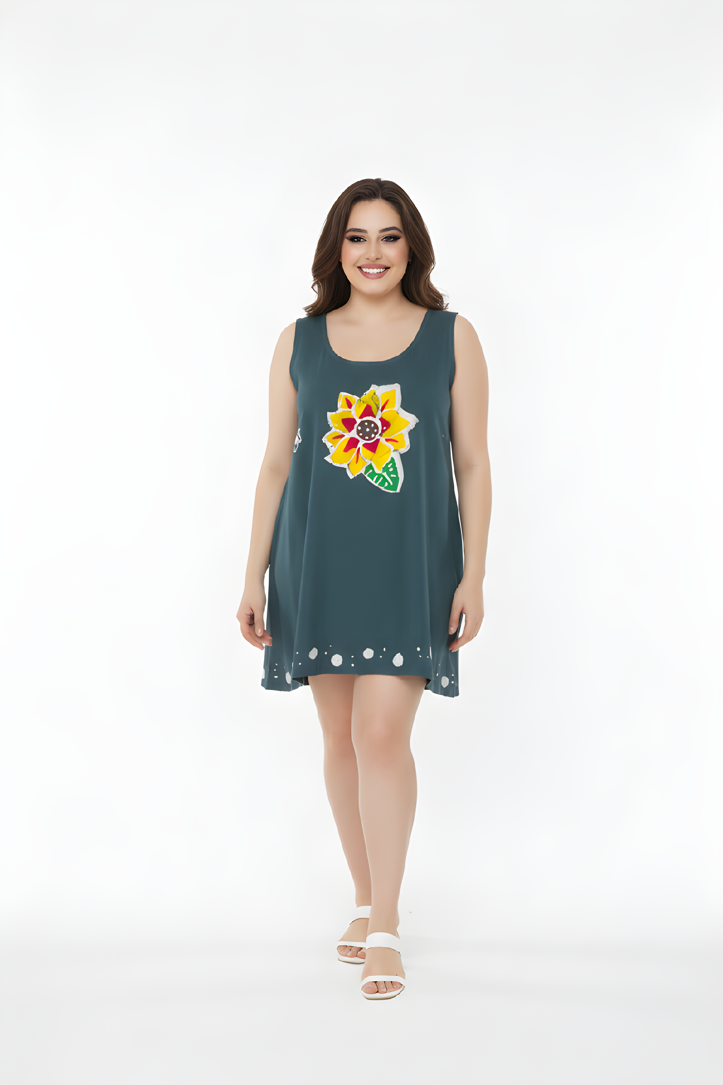 Sunflower Tank Play Dress 2XL