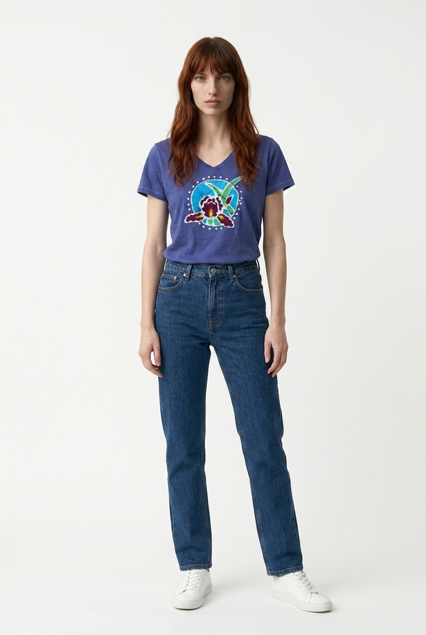 Iris V-Neck Large