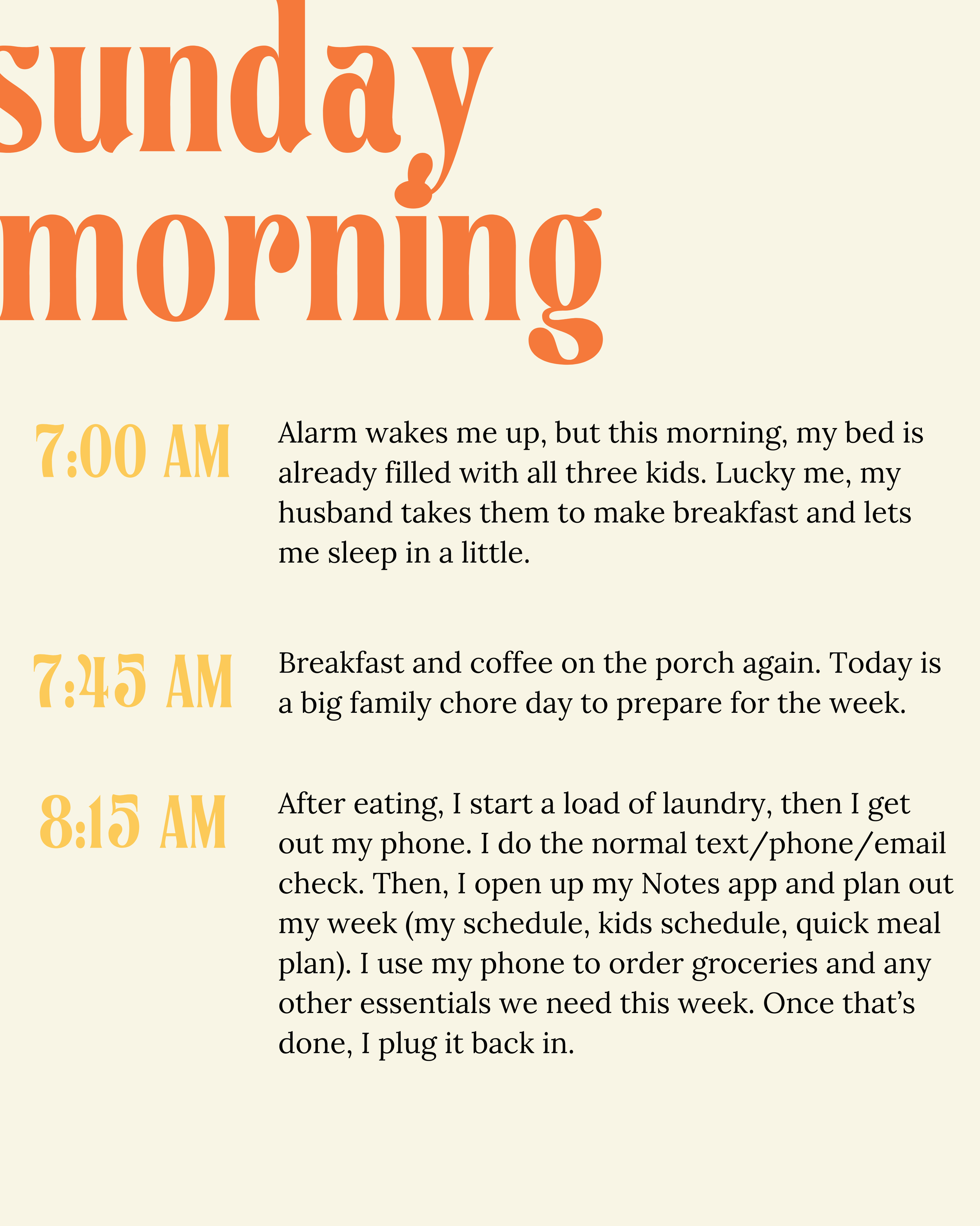 a low-screen weekend in the life