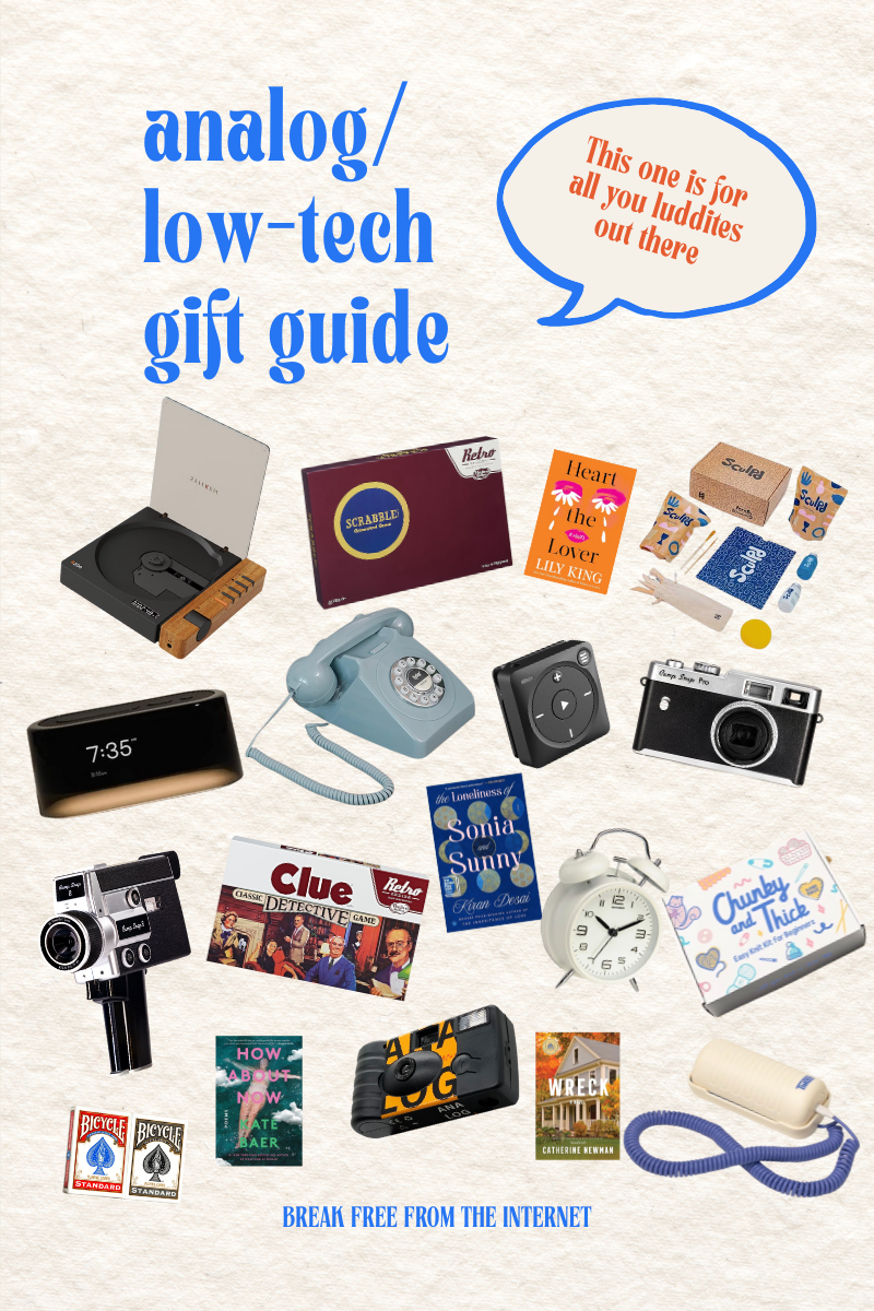 Analog gift guide for people who want to unplug