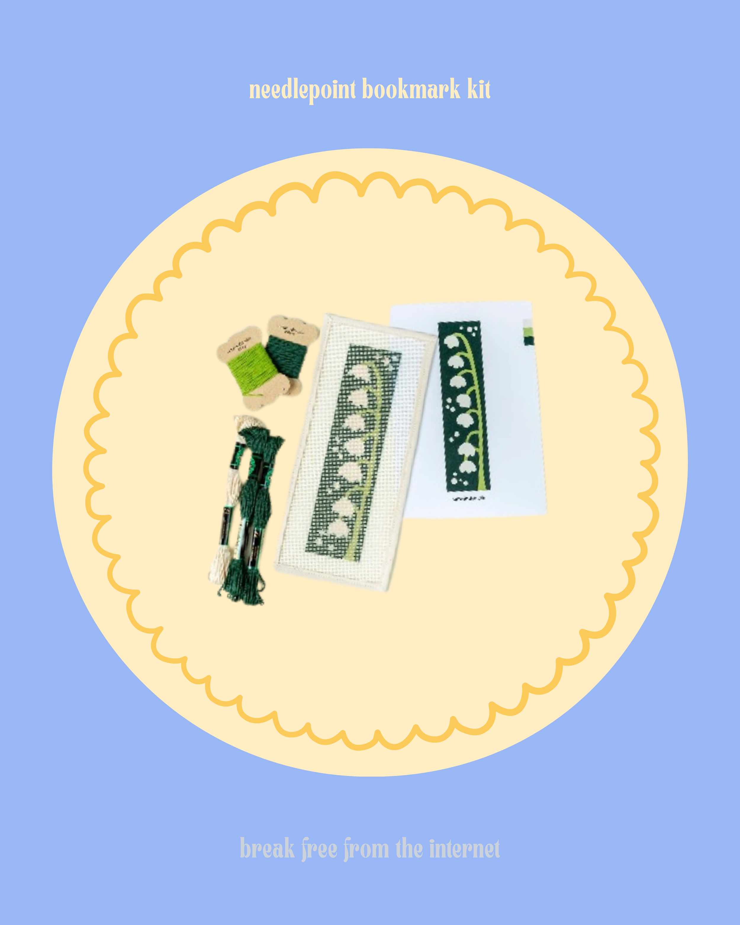 needlepoint bookmark kit