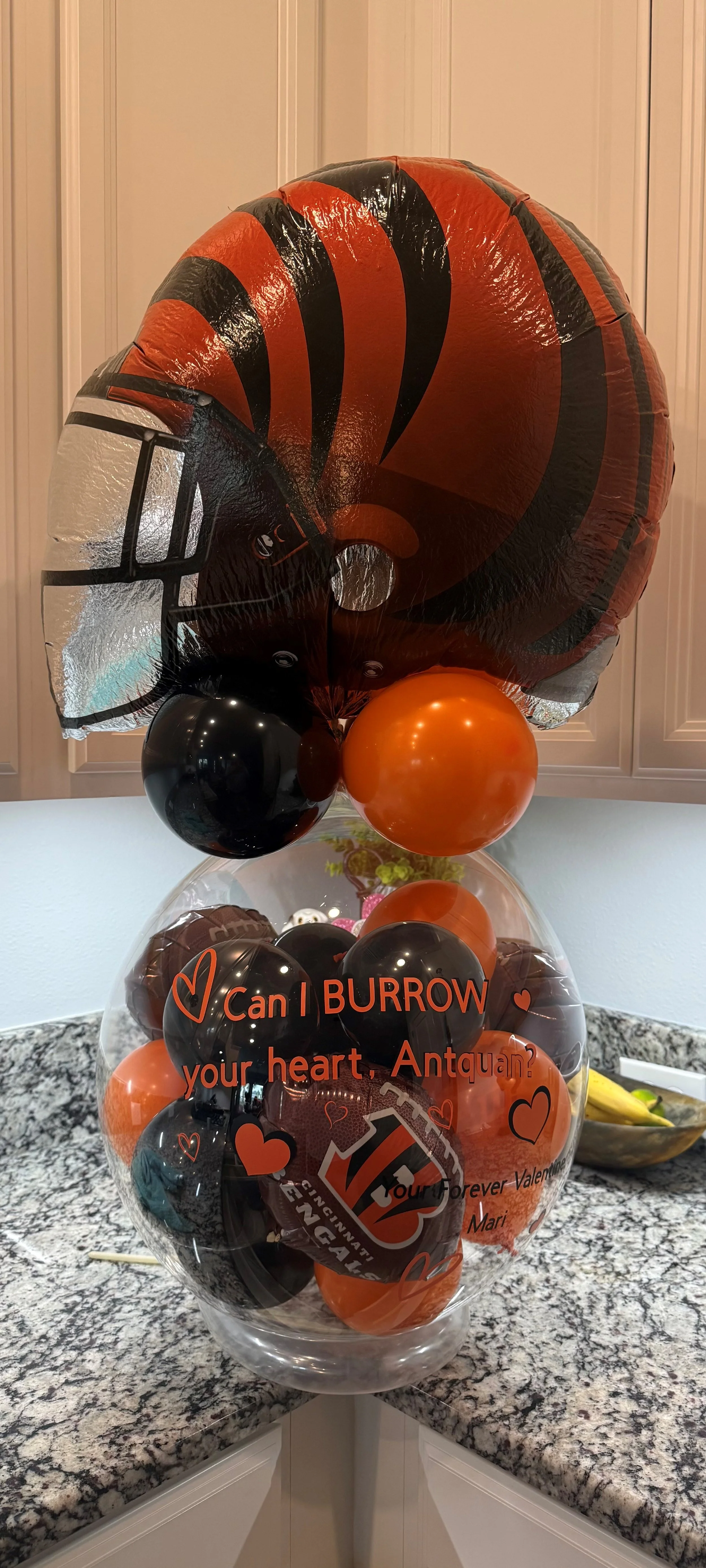 Football Fans Stuffed Balloon