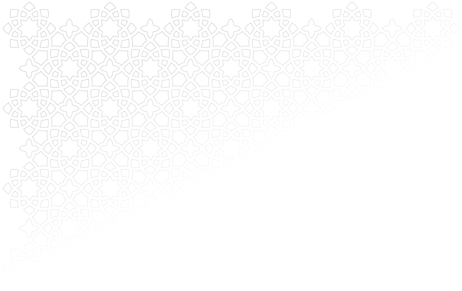 Decorative black and white patterned border with intricate geometric designs.