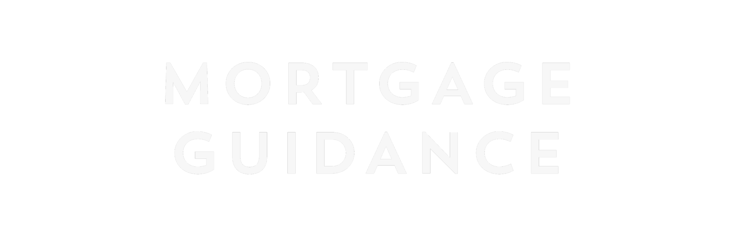 Black background with white text that reads 'Mortgage Guidance'