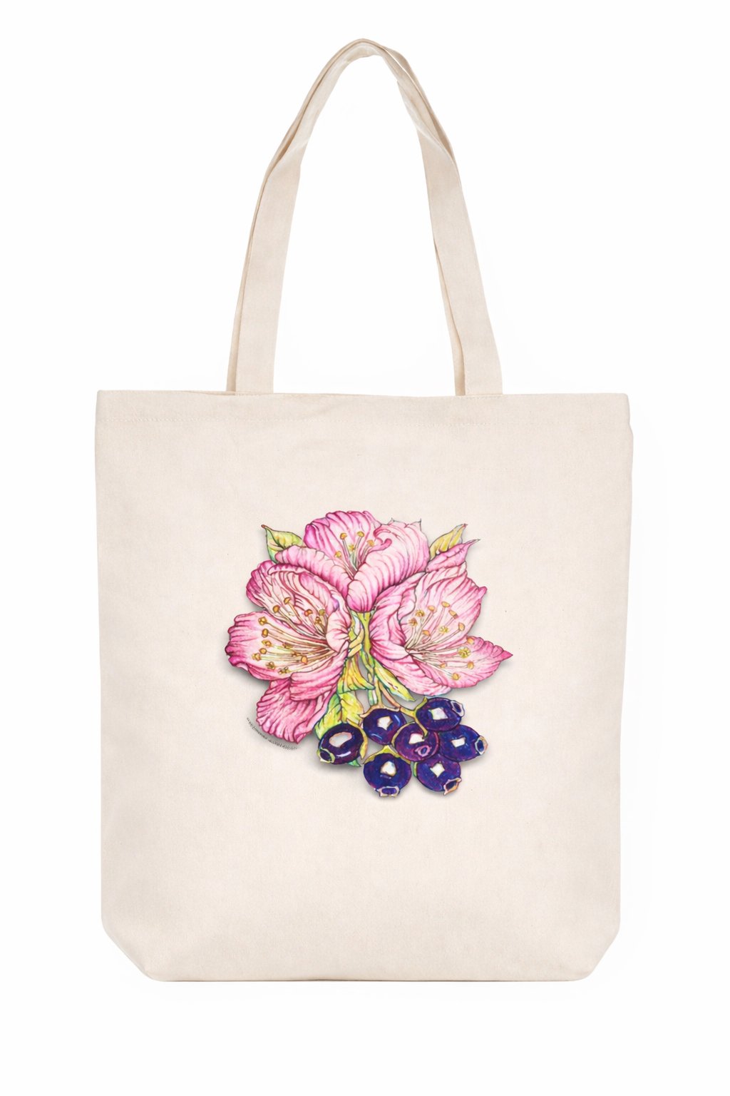 BELLADONNA FLOWER TOTE BAG