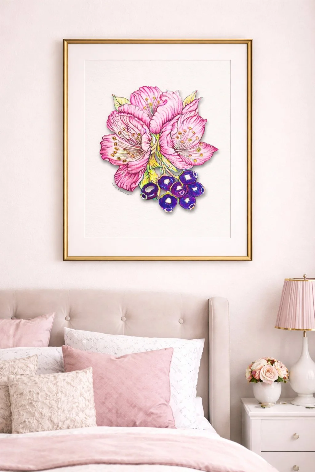 BELLADONNA FLOWER PRINT
