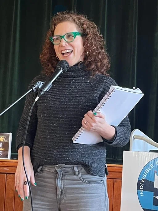 Speaking at Champlain Islands Indivisible