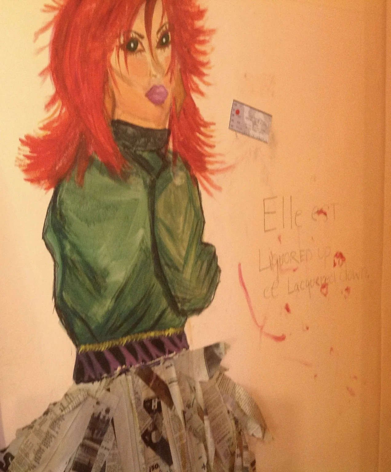 Teenage bedroom murals by Norah