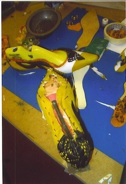 FIrst pair of shoes made by Norah in London. 