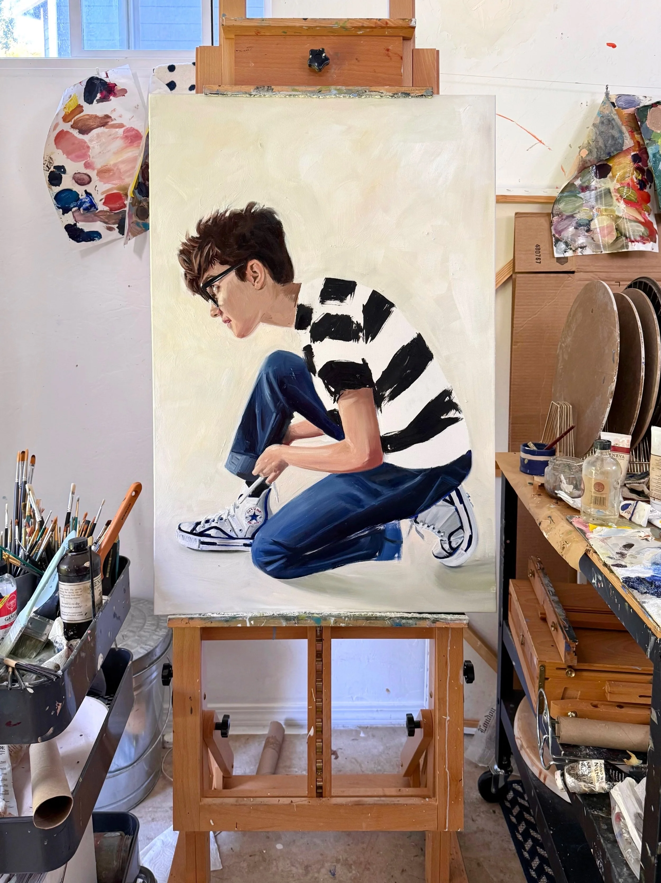 Senior Portrait, oil on canvas, 24 x36