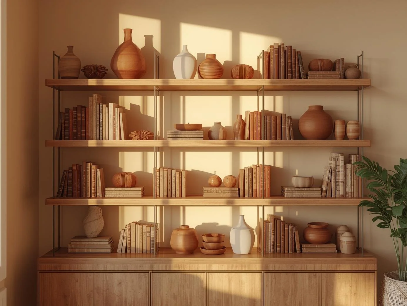 Warm bookshelf scene representing identity exploration therapy in Illinois.