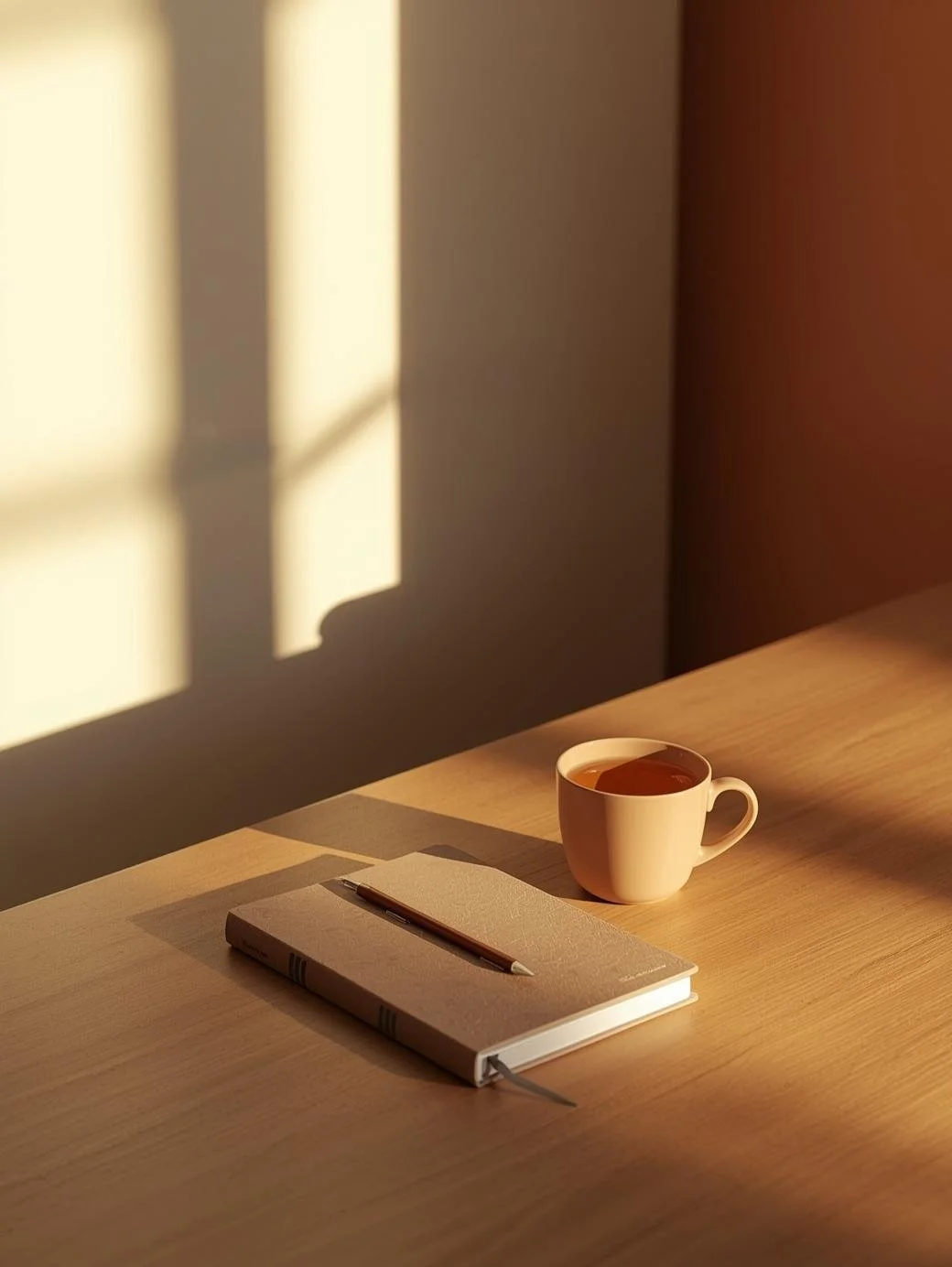 Journal and tea representing culturally sensitive therapy support in Illinois.