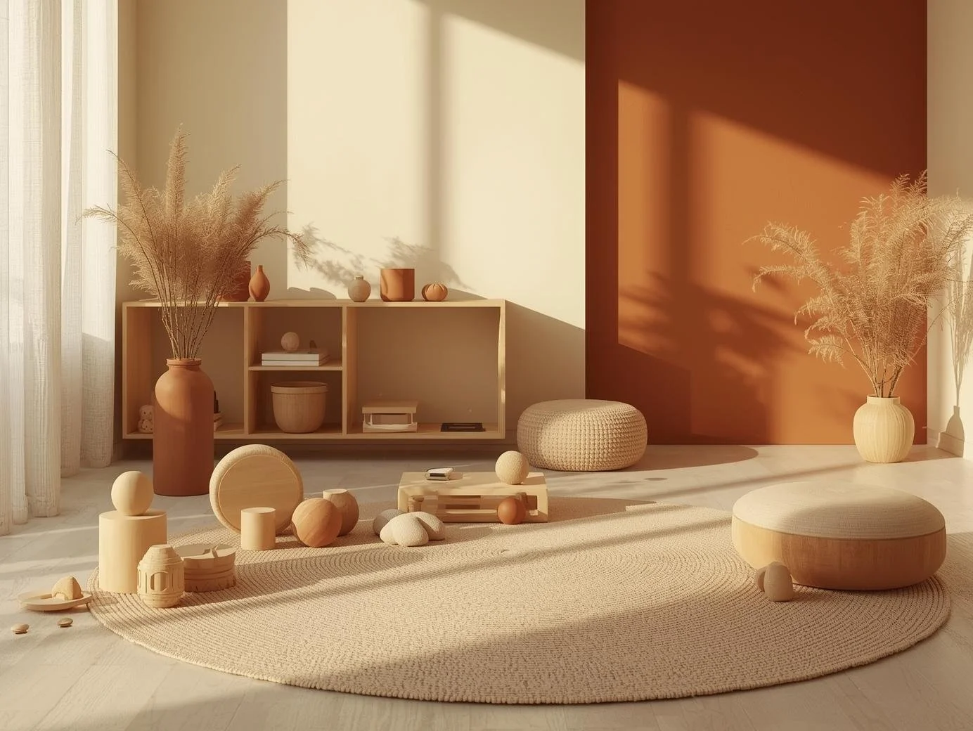 Calm sensory tools and neutral space representing neurodivergent therapy support in Illinois.