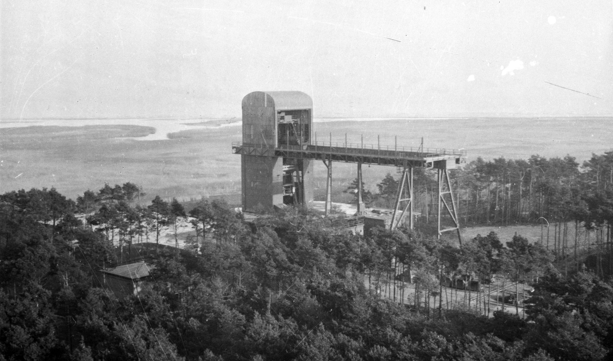 A-4 engine and rocket propulsion test stand, Peenemünde