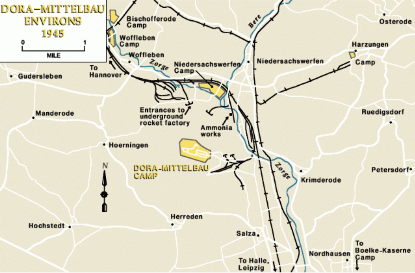 Dora-Mittelbau Environs, 1945