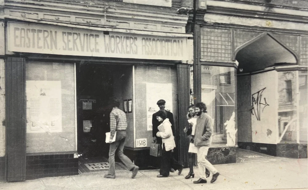 ESWA's first full time office at 1518 South Street in Philadelphia
