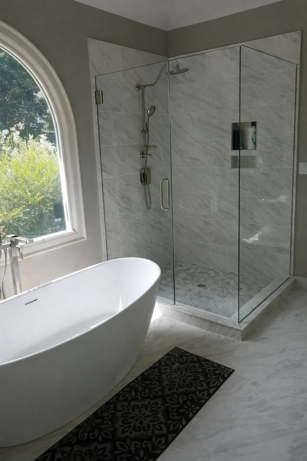 Custom bathroom renovation in Gastonia NC by residential remodeling contractor