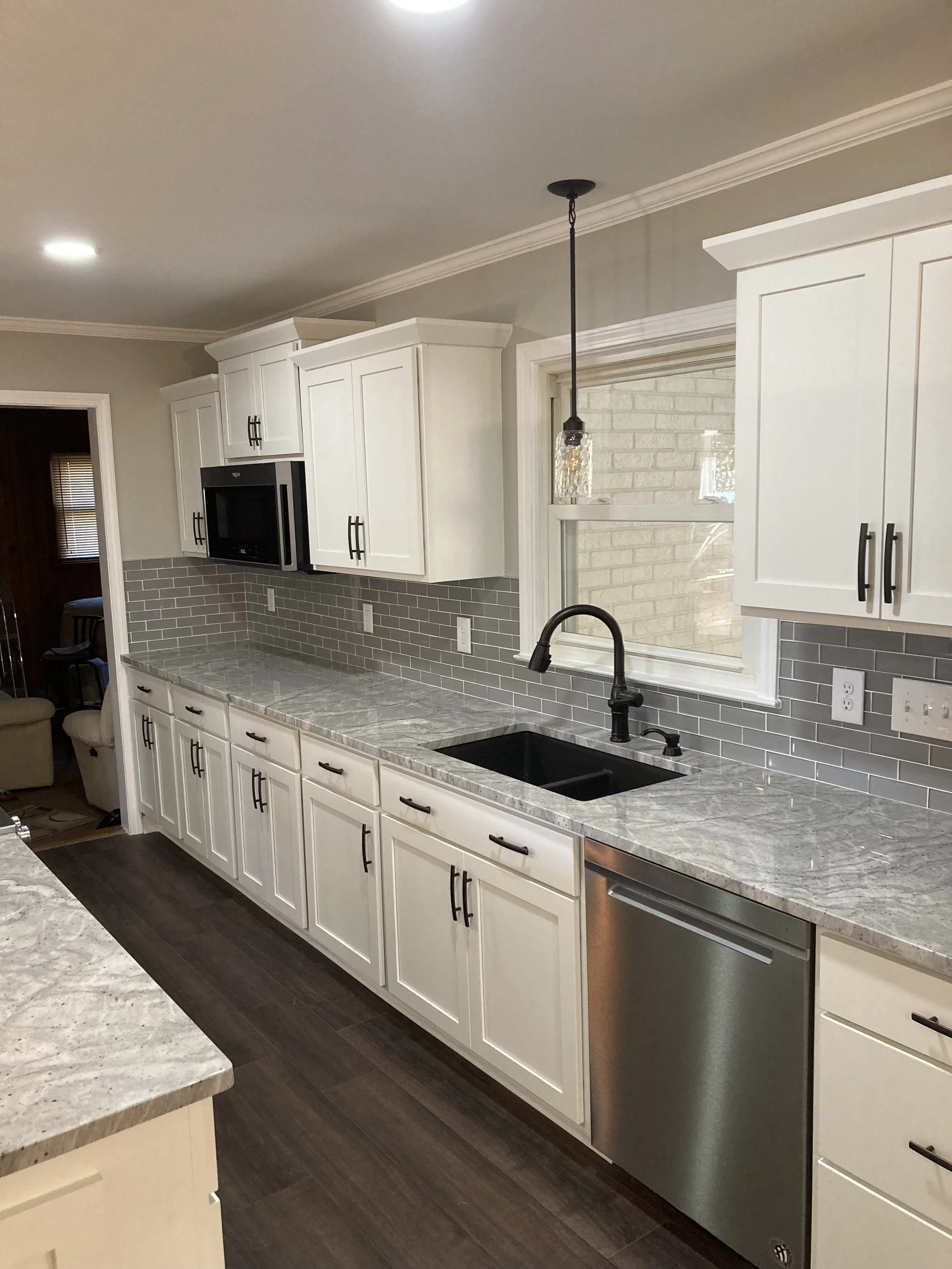 Transitional Kitchen Remodel by Gastonia Home Improvement LLC project photo