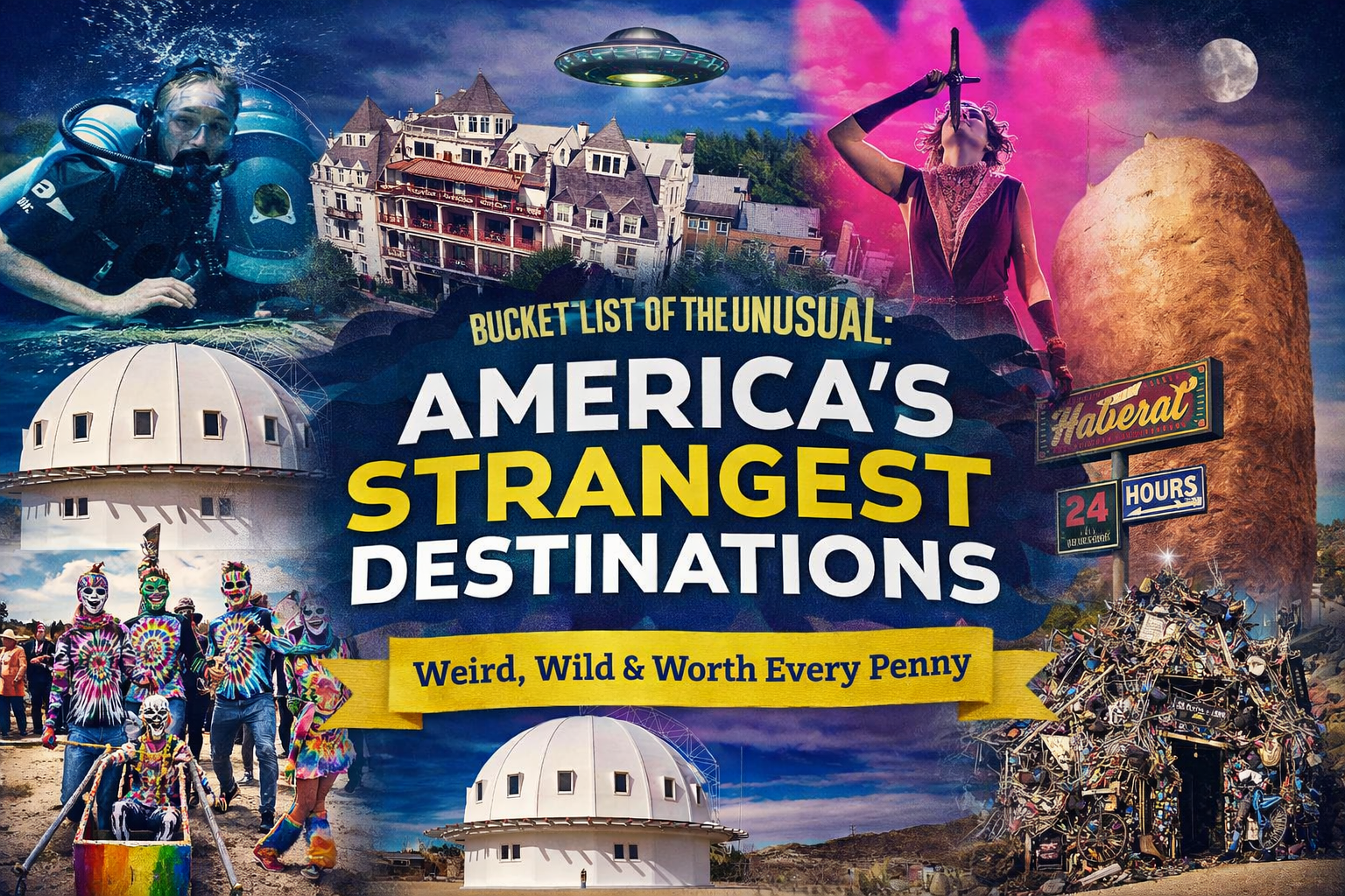 Bucket List of the Unusual: America's Strangest Destinations You Need to Experience - Weird, Wild and Worth Every Penny