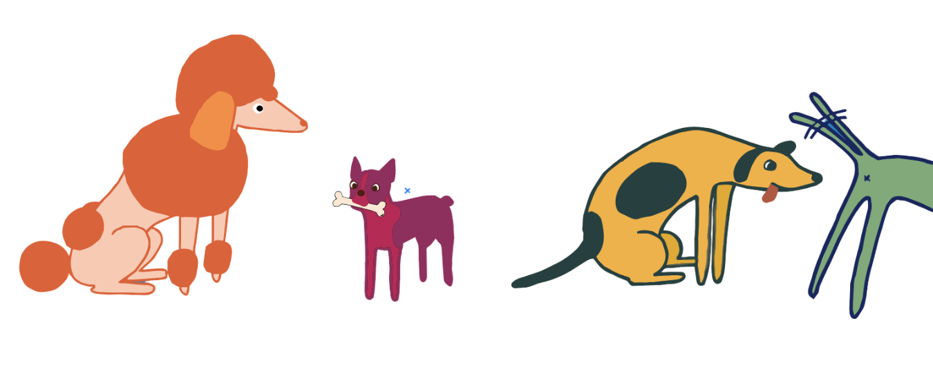 dog walking logo