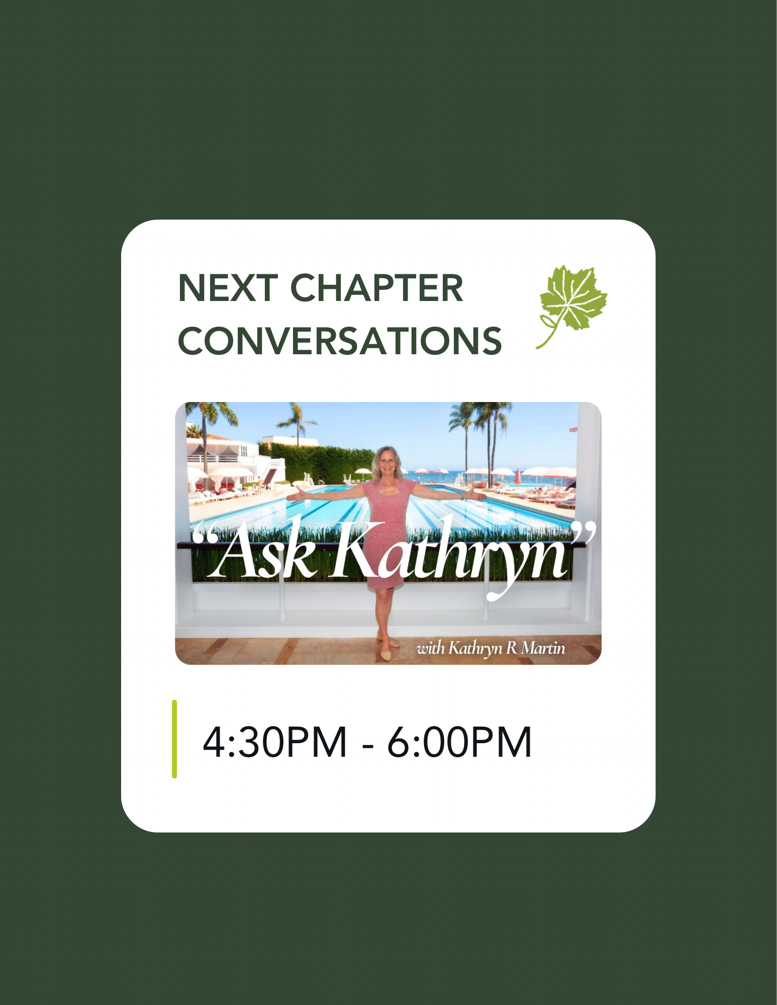Ask Kathryn