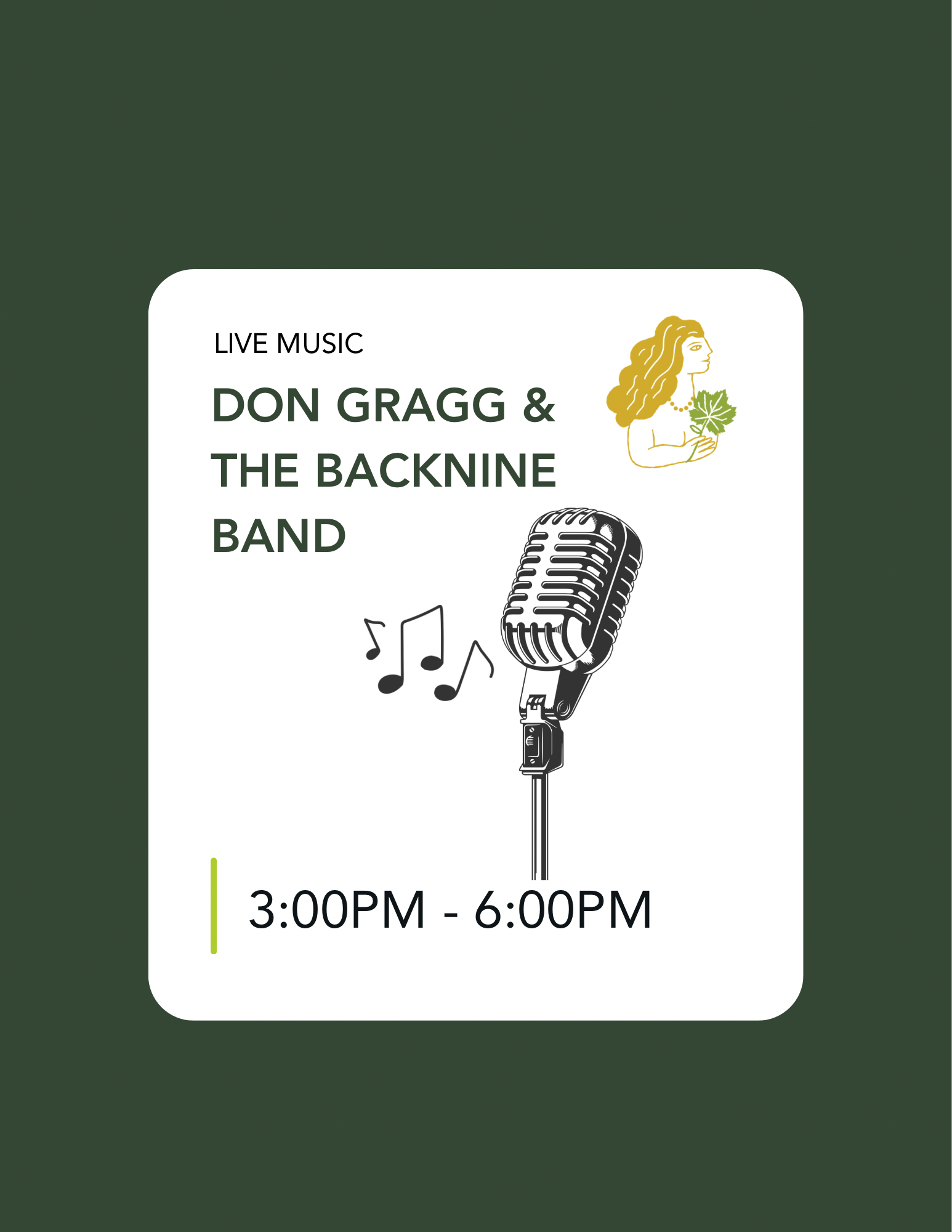 Live Music: Don Gragg &amp; the Backnine Band