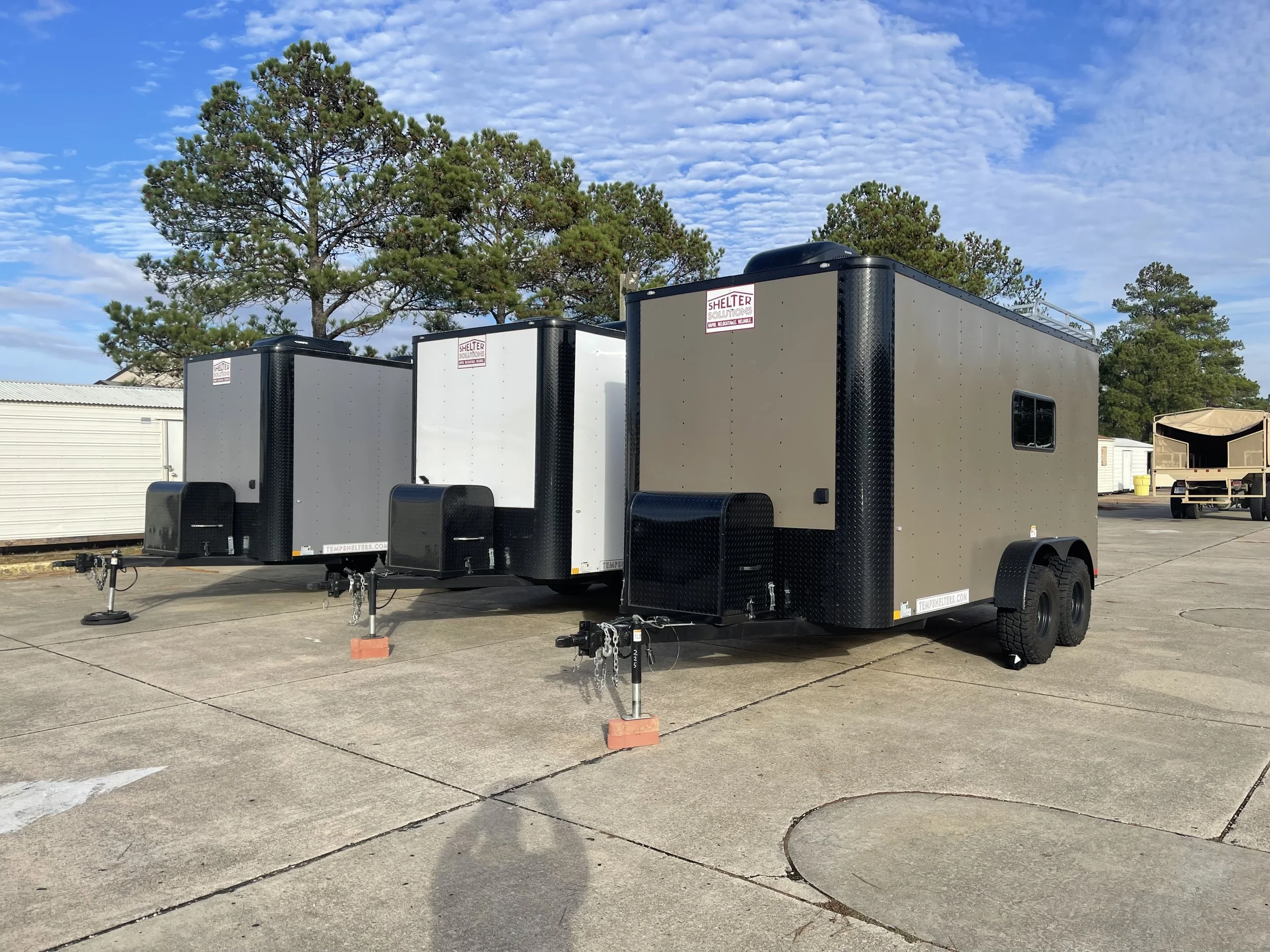 Expeditionary 16' Relocatable Bunkhouse Trailers