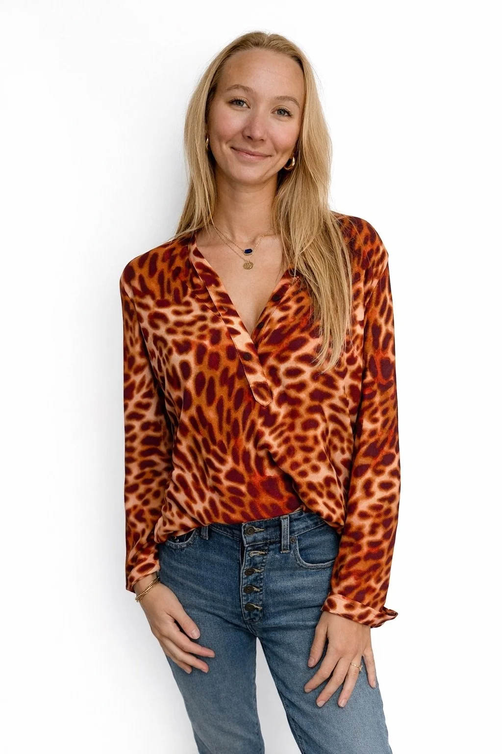 Sassy Savannah Leopard Top