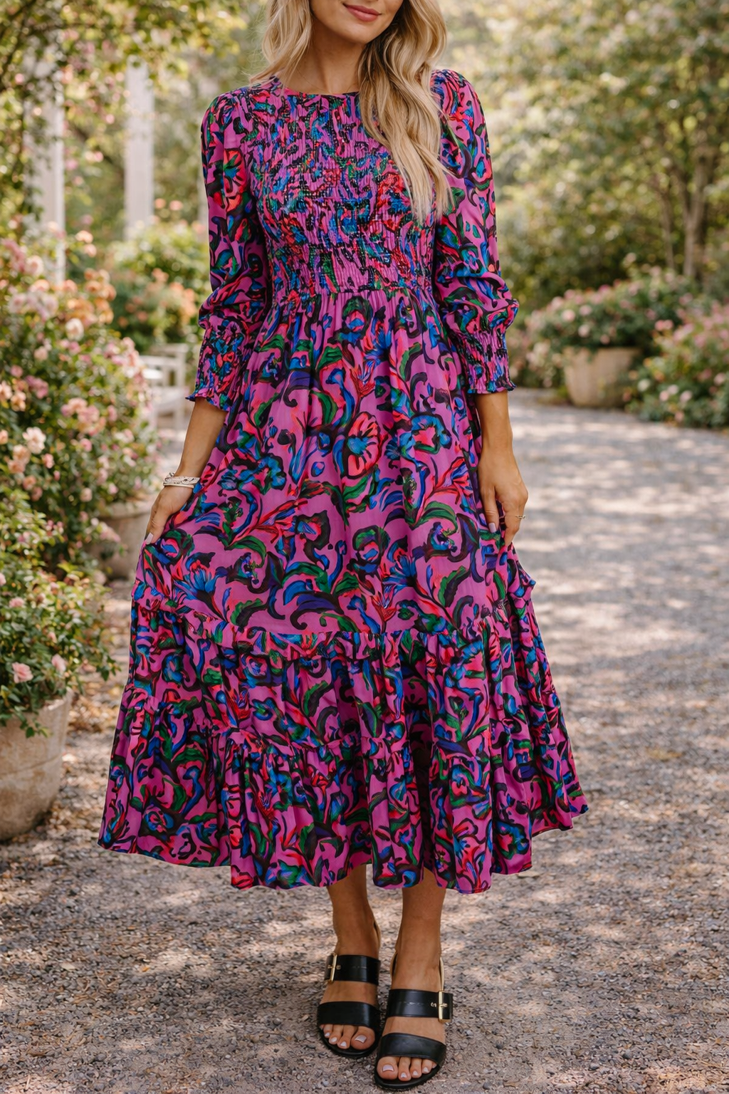 The Thankful & Blessed Midi Dress