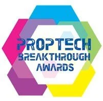 Proptech Breakthrough Awards logo with colorful hexagons