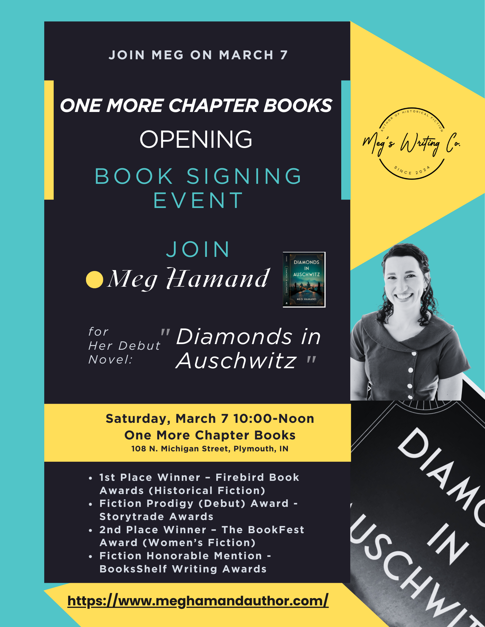 Book Signing w/ Author Meg Hamand