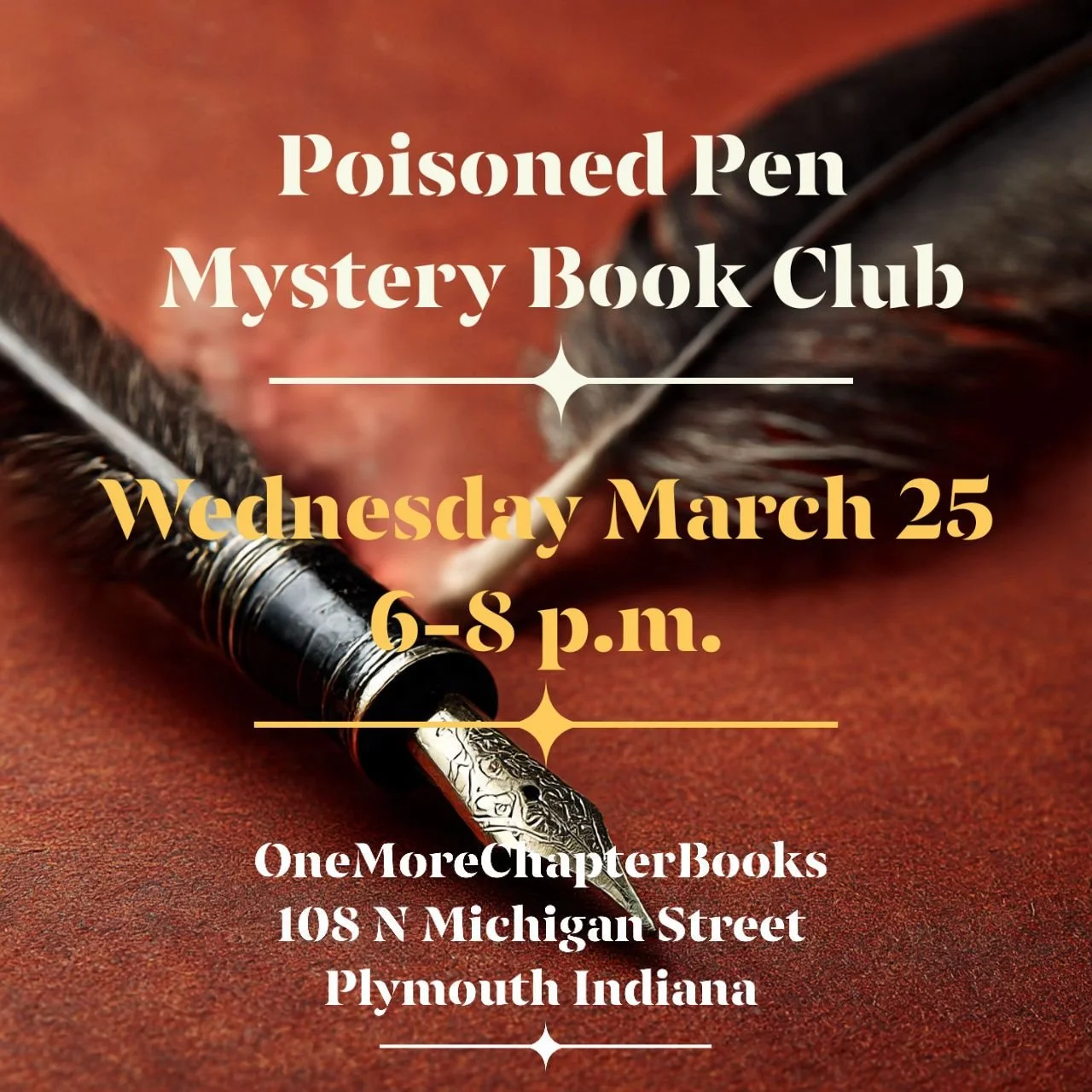 Poison Pen Mystery Book club