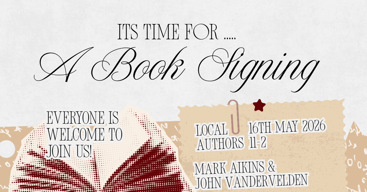 Local Author Book Signing