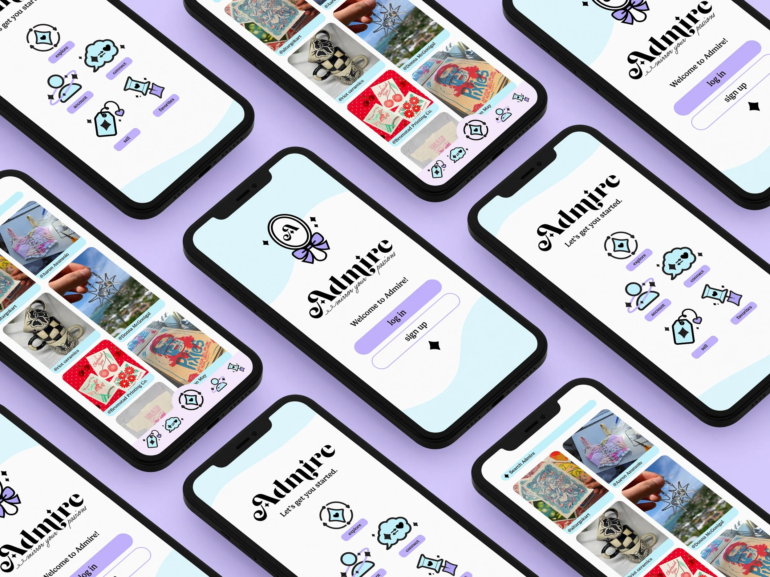 Admire App Design