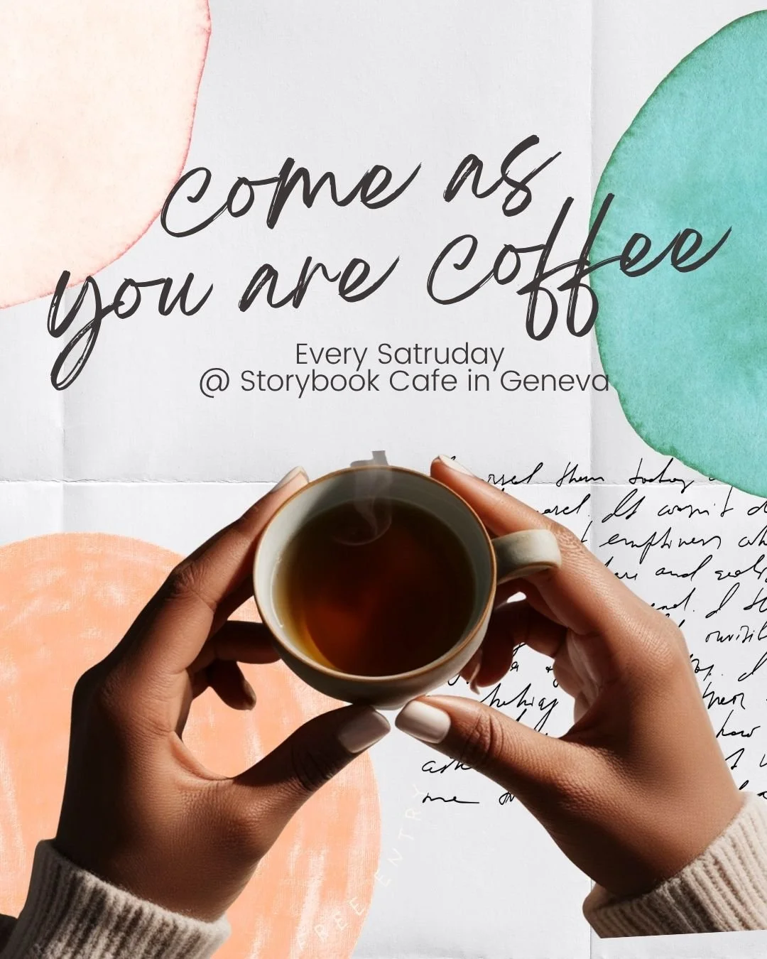 Come As You Are Coffee - Every Saturday