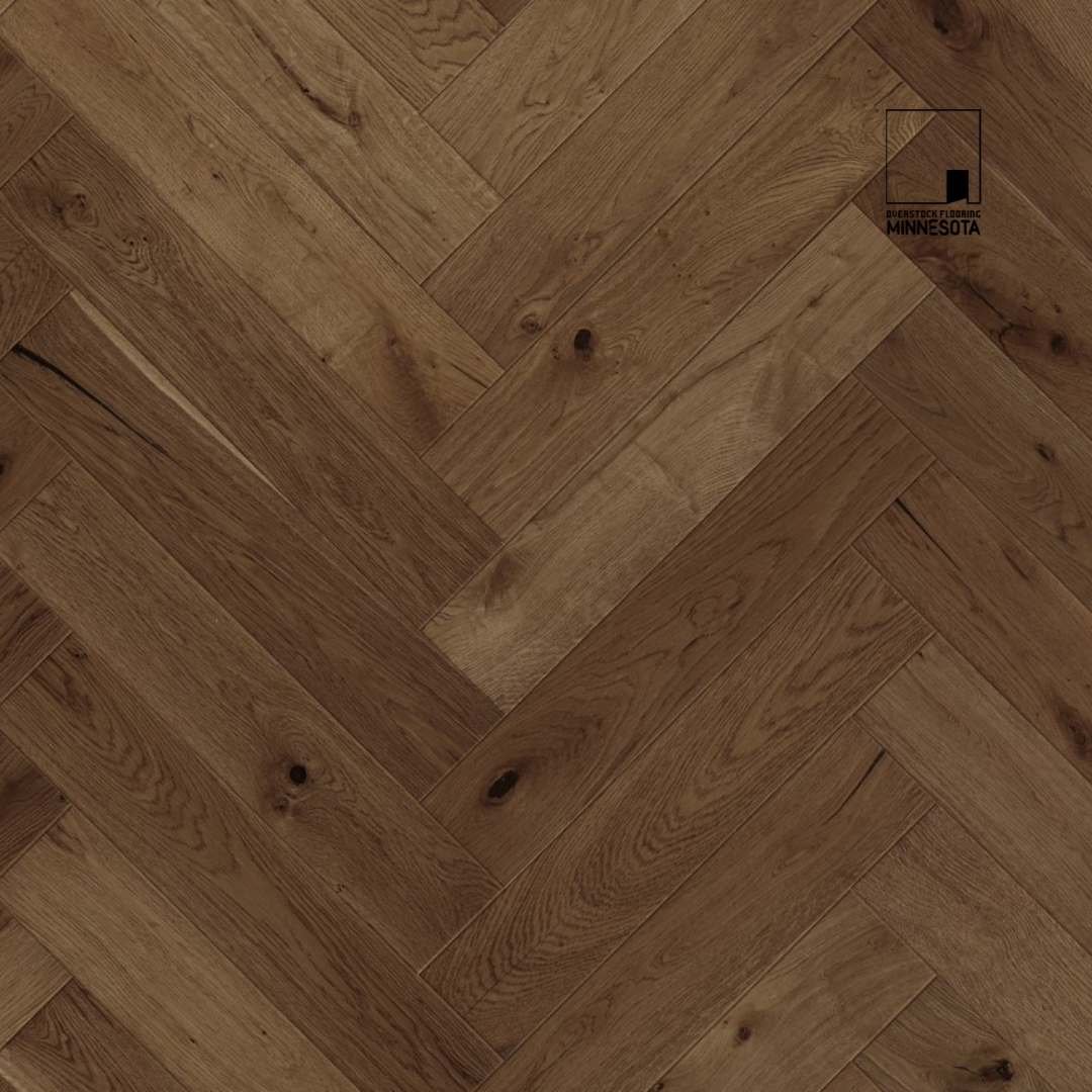 European Oak, 5" Herringbone – Pulpis Brown | 305 SF
