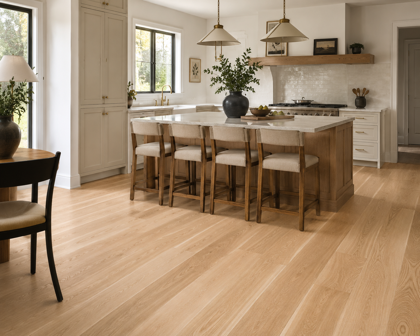 6" WHITE OAK | ENGINEERED + UNFINISHED - 730 SF