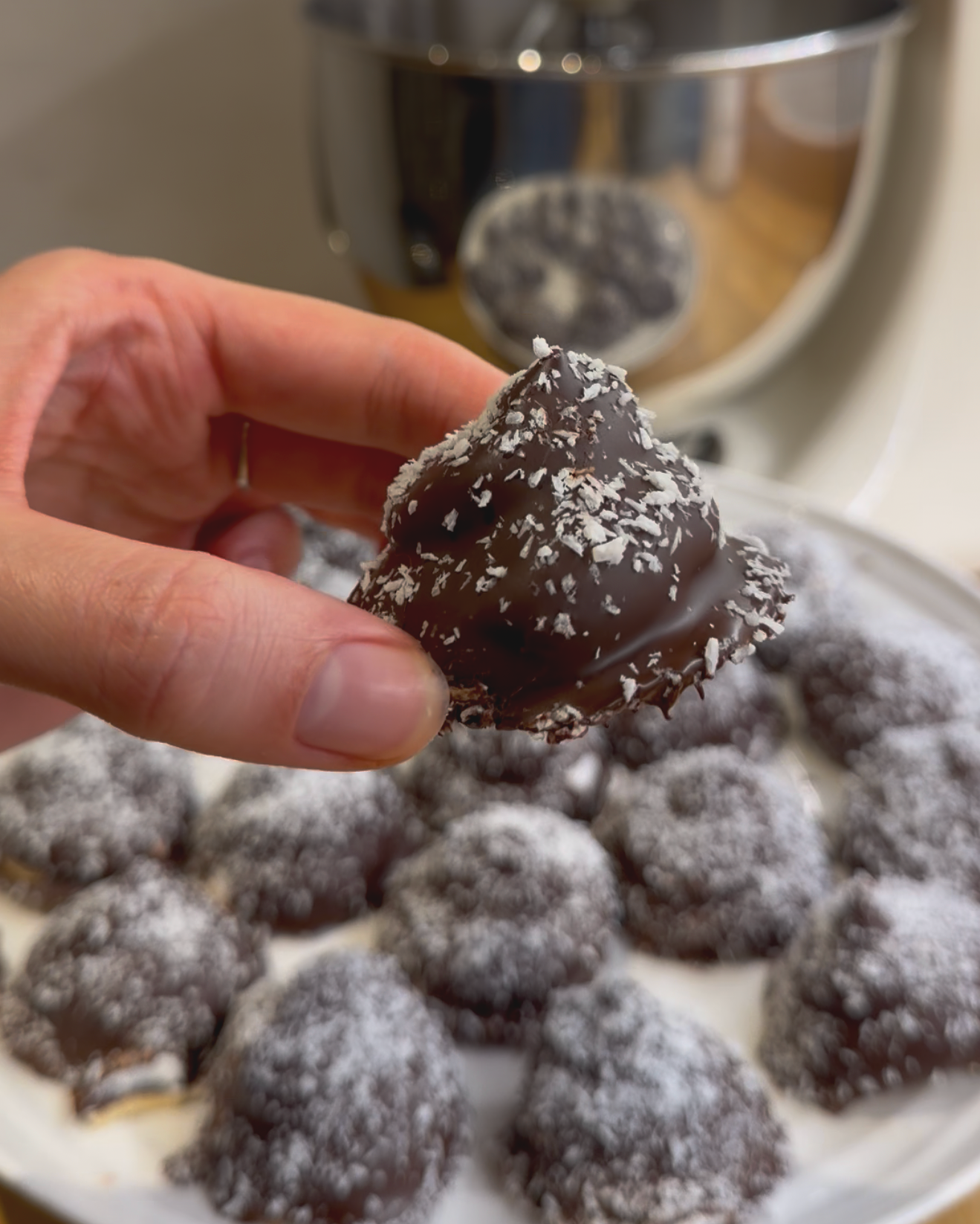 CHOCOLATE COCONUT MARSHMALLOWS “KOKOSBOLLER”
