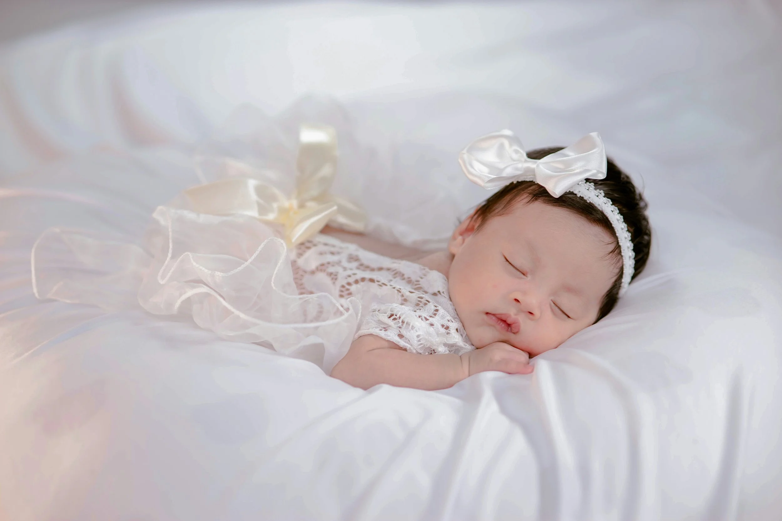 Baby in gown