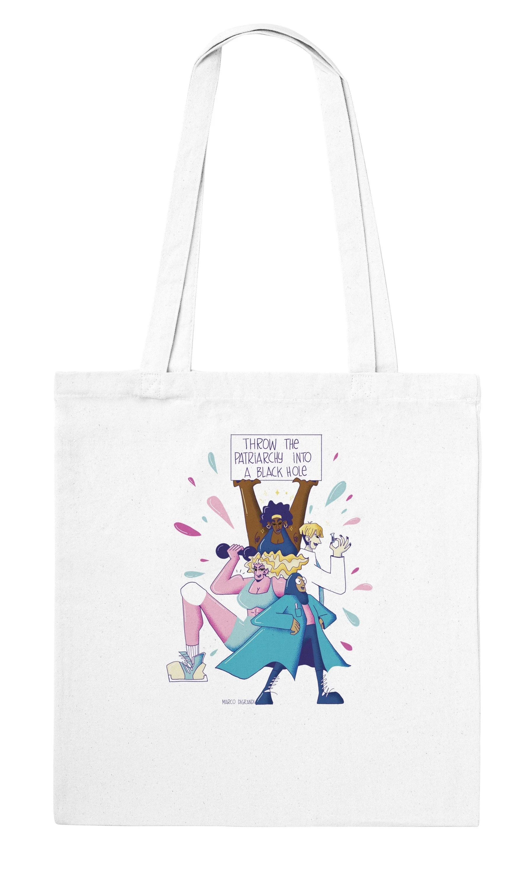 F**k the patriarchy tote bag