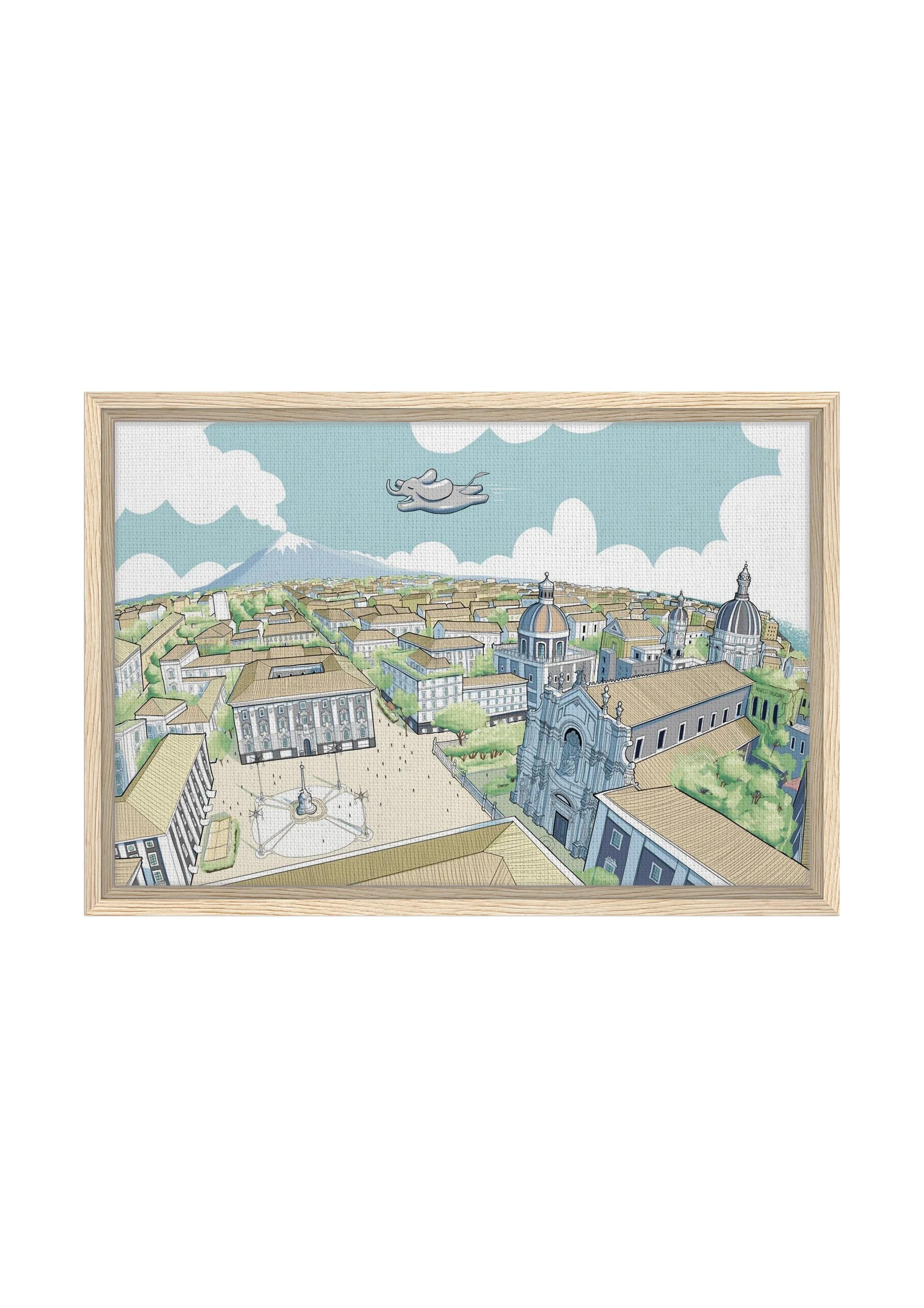 U LIOTRU -  Wooden Framed Canvas 40x60 cm / 16x24″