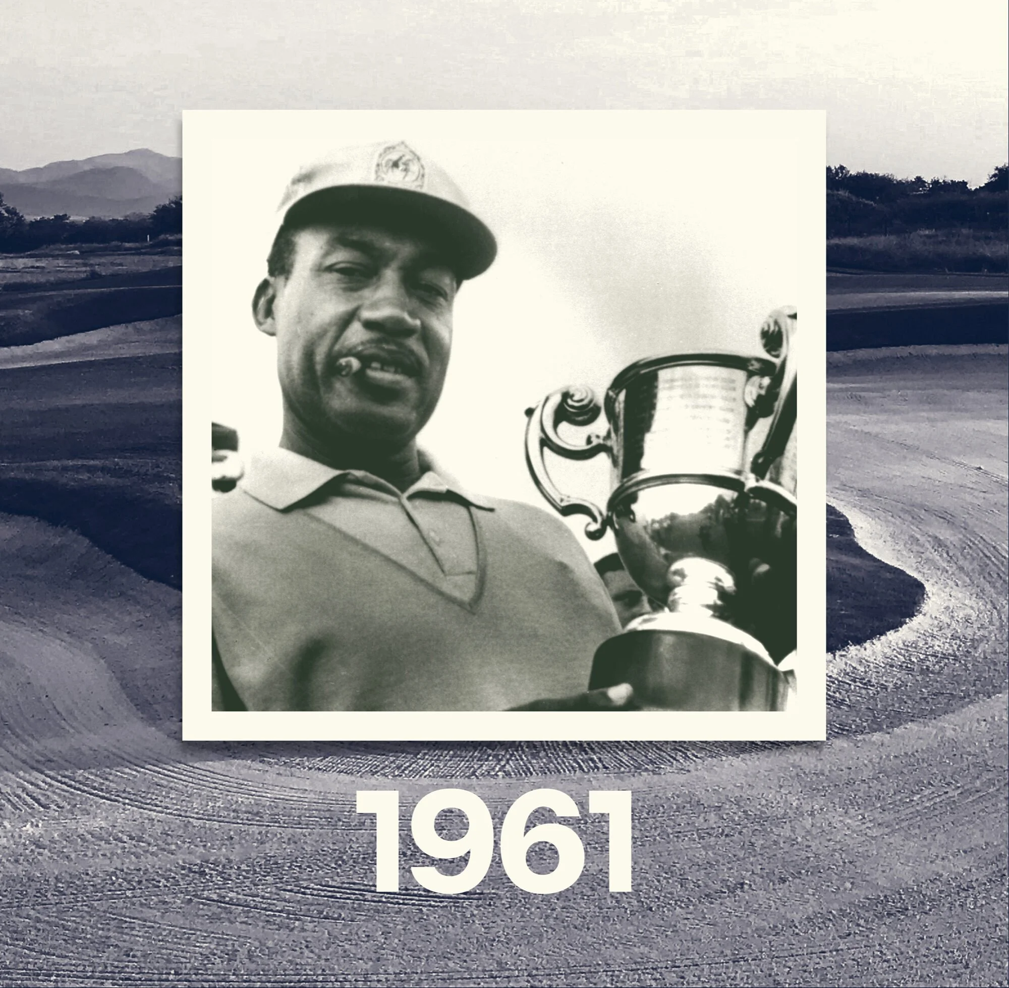 Charlie Sifford first black folder in PGA Tour in 1961