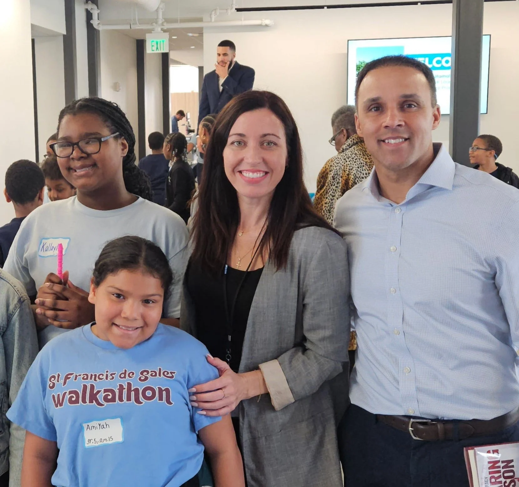 Jim Woodland with Meredith Foote from Cobbs Creek Foundation