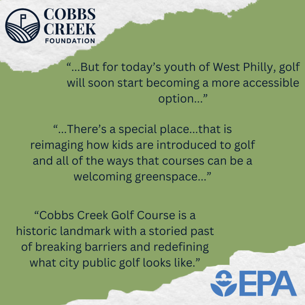 Check Out Environmental Protection Agency’s Article on Urban Golf and the Partnerships for Progress