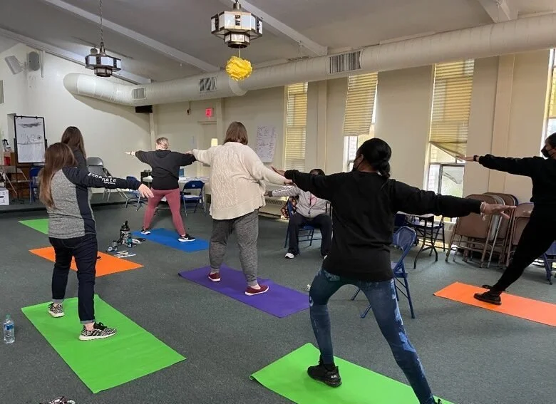 Restorative Yoga for Colleagues at our Local Schools